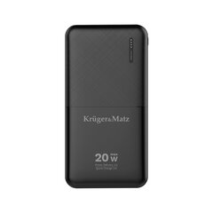 Kruger&Matz 10000 mah li-pol-virtalähde qc- ja pd-toiminnoilla varustettuna hinta ja tiedot | Kruger & Matz Puhelimet, älylaitteet ja kamerat | hobbyhall.fi