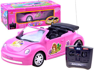 Kauko-ohjattava auto, Beetle, vaaleanpunainen hinta ja tiedot | Poikien lelut | hobbyhall.fi