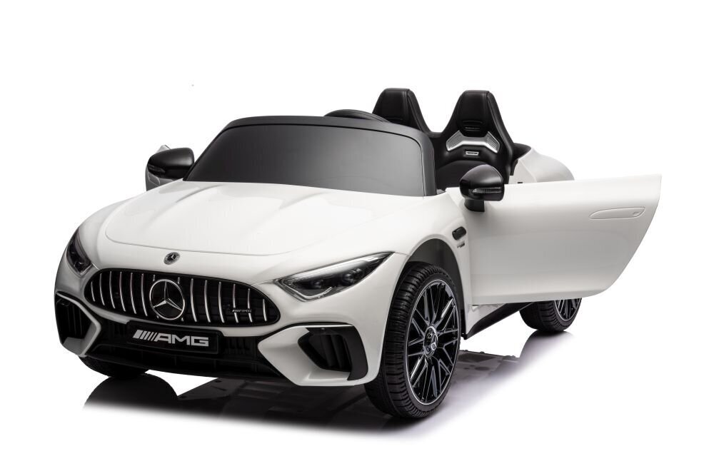 Sähköauto mercedes amg sl63, valkoinen hinta ja tiedot | Lasten sähköautot | hobbyhall.fi