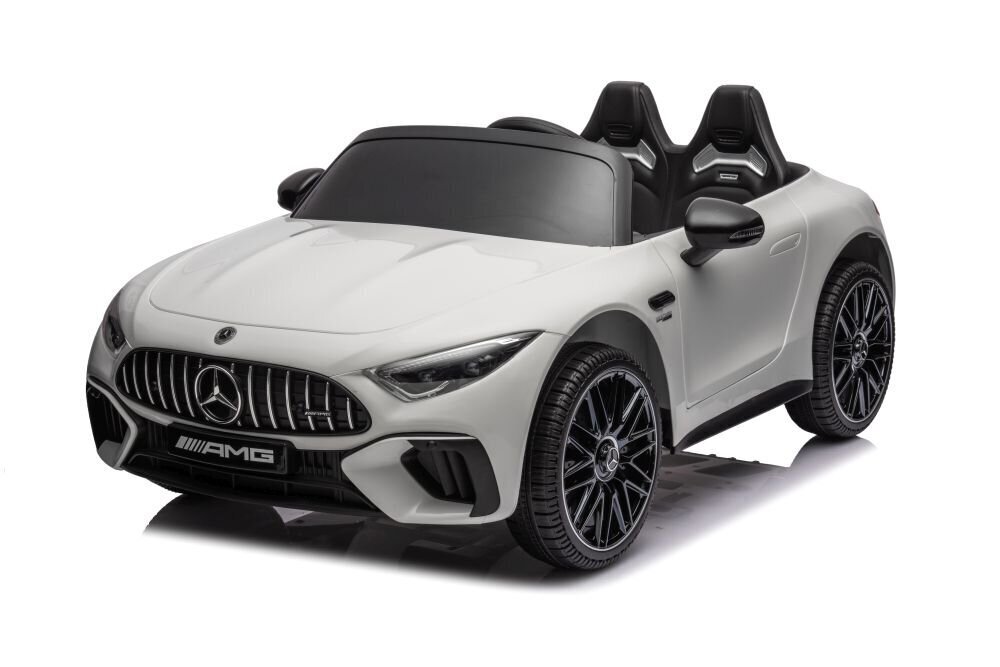 Sähköauto mercedes amg sl63, valkoinen hinta ja tiedot | Lasten sähköautot | hobbyhall.fi