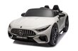 Sähköauto mercedes amg sl63, valkoinen hinta ja tiedot | Lasten sähköautot | hobbyhall.fi