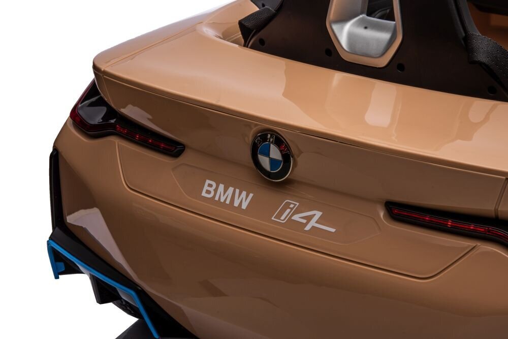 Sähköauto BMW i4, ruskea hinta ja tiedot | Lasten sähköautot | hobbyhall.fi
