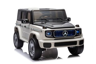 Mercedes eqg sähköauto lapsille, valkoinen hinta ja tiedot | Lasten sähköautot | hobbyhall.fi