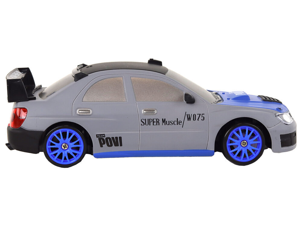 Kauko-ohjattava urheiluauto r/c , 1:24 harmaa hinta ja tiedot | Poikien lelut | hobbyhall.fi