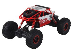 Rc kauko-ohjattava maasturi 1:18,punainen hinta ja tiedot | Poikien lelut | hobbyhall.fi