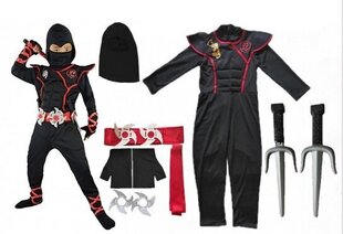 Ninja-puku Shuriken Daggers, 110-116 hinta ja tiedot | Naamiaisasut | hobbyhall.fi