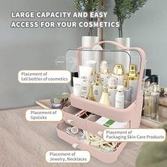 Kannettava kosmetiikkajärjestelmä laatikoilla hinta ja tiedot | Kosmetiikkalaukut ja peilit | hobbyhall.fi
