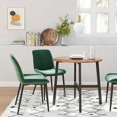 Ruokapöytä Vasen musta, ruskea hinta ja tiedot | Ruokapöydät | hobbyhall.fi
