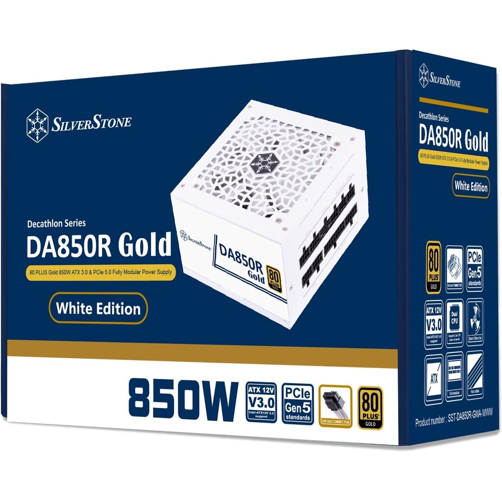 SilverStone SST-DA850R-GMA-WWW, PC-virtalähde hinta ja tiedot | Virtalähteet | hobbyhall.fi