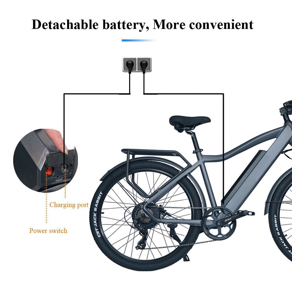 Sähköpyörä Cmacewheel F26, 29", harmaa, 500W, 17Ah hinta ja tiedot | Sähköpyörät | hobbyhall.fi