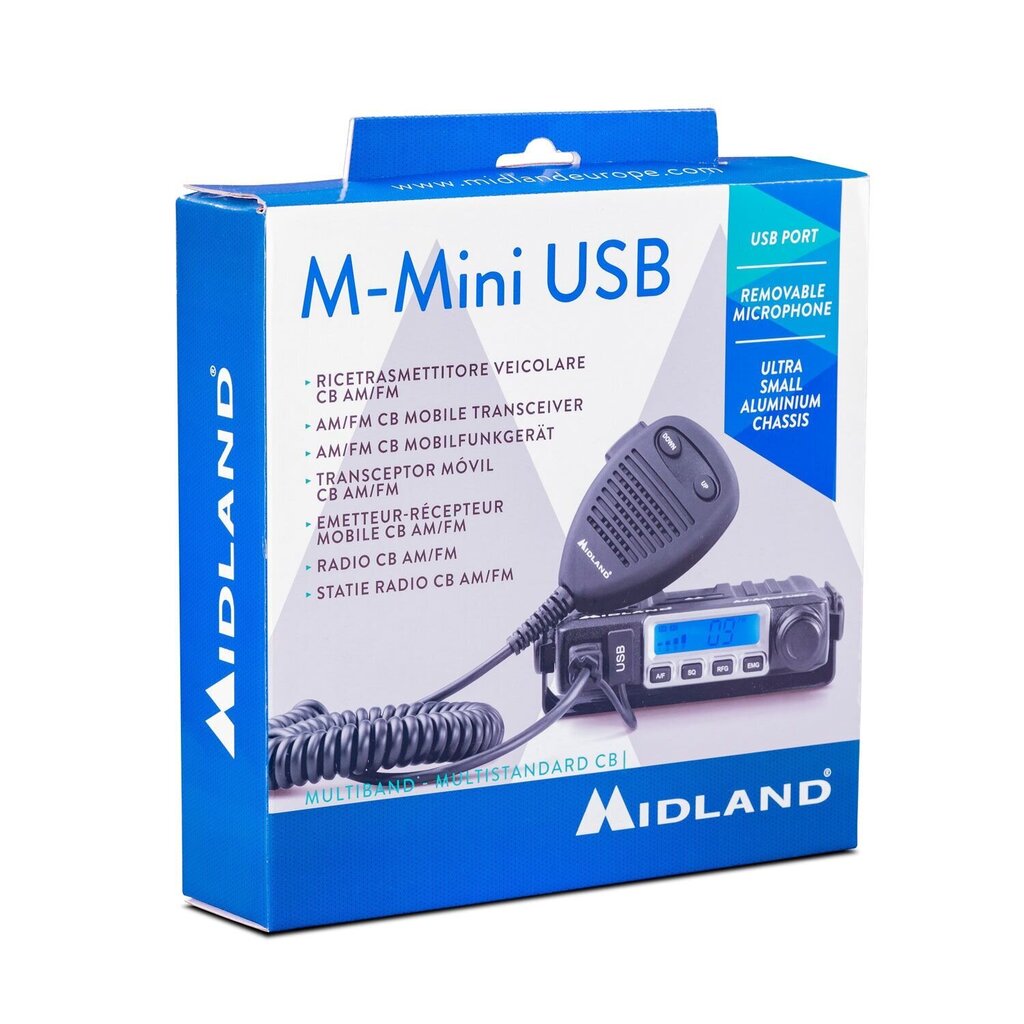 midland m-mini am/fm multi usb cb radio hinta ja tiedot | Radiopuhelimet | hobbyhall.fi