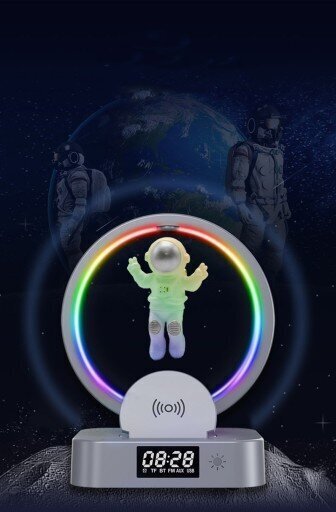 Lasten pöytävalaisin Astronaut RGB LED hinta ja tiedot | Lastenhuoneen valaisimet | hobbyhall.fi