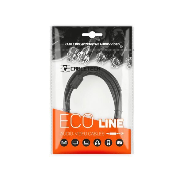 Kaapelipistorasia, Cabletech Eco-line, 3,5 - 2RCA, 10 m hinta ja tiedot | Kaapelit ja adapterit | hobbyhall.fi