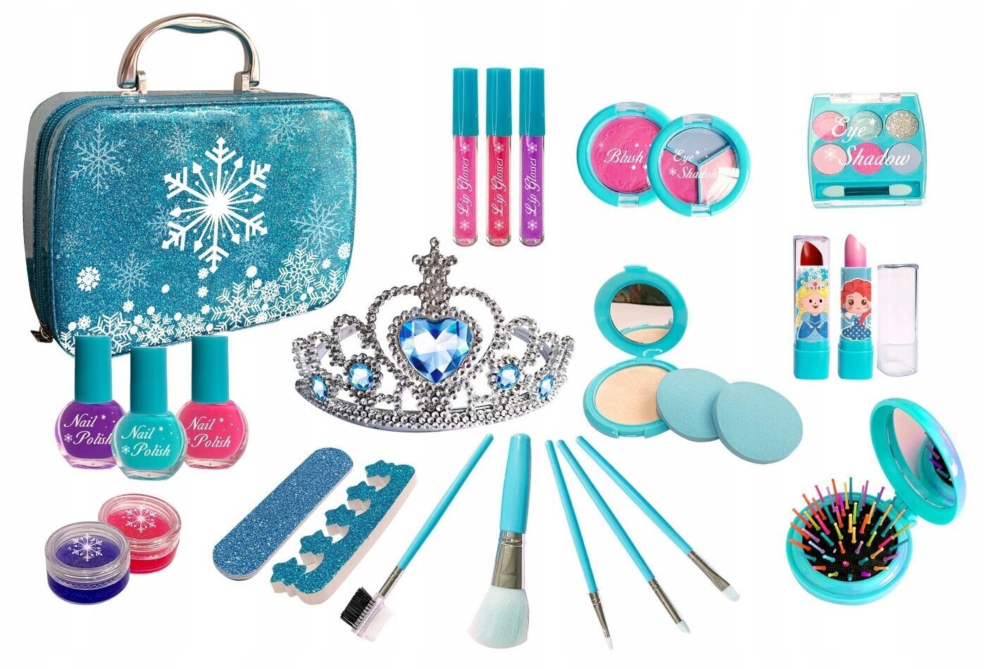 Kauneuskosmetiikkasetti lapsille Frozen Makeup, 1 kpl. hinta ja tiedot | Lasten ja äitiysajan kosmetiikka | hobbyhall.fi