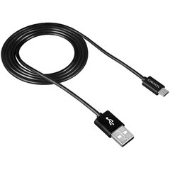Kaapeli Canyon CNE-USBM1B, USB 2.0 / micro-USB, 1 m, musta hinta ja tiedot | Puhelinkaapelit | hobbyhall.fi