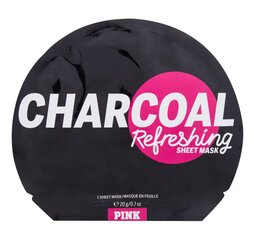 Pink Charcoal Refreshing Sheet Mask kasvonaamio hinta ja tiedot | Kasvonaamiot ja silmänalusaamiot | hobbyhall.fi