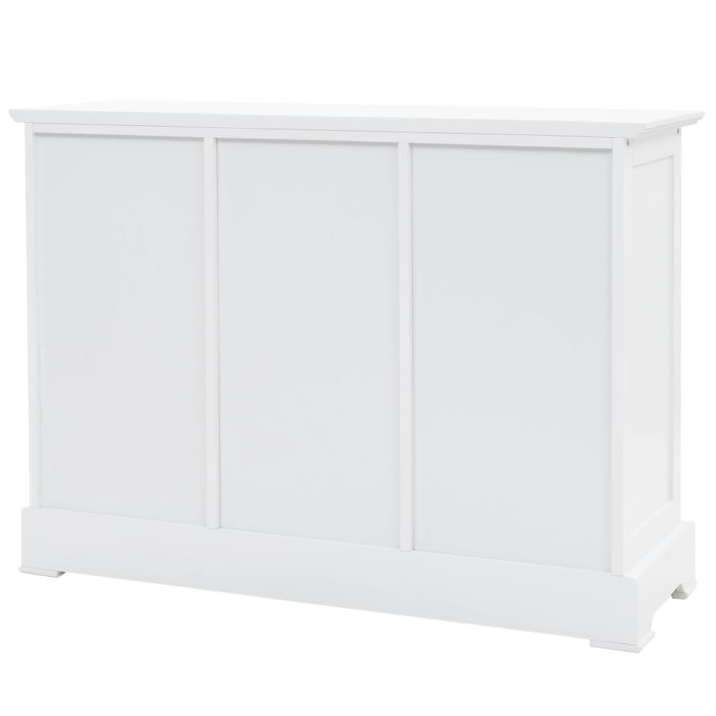 vidaXL Senkki 3 ovella MDF ja mänty 105x35x77,5 cm hinta ja tiedot | Lipastot | hobbyhall.fi