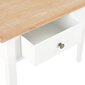 vidaXL Meikkipöytä valkoinen 79x30x74 cm puu hinta ja tiedot | Sohvapöydät | hobbyhall.fi