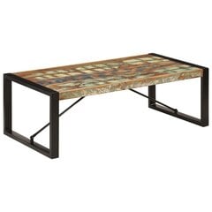 vidaXL Sohvapöytä 120x60x40 cm uusiokäytetty puu hinta ja tiedot | Sohvapöydät | hobbyhall.fi