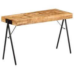 vidaXL Kirjoituspöytä mangopuu 118x50x75 cm hinta ja tiedot | Tietokonepöydät ja työpöydät | hobbyhall.fi