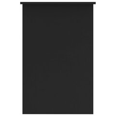 vidaXL Työpöytä musta 100x50x76 cm lastulevy hinta ja tiedot | Tietokonepöydät ja työpöydät | hobbyhall.fi