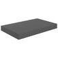 vidaXL Kelluvat seinähyllyt 4kpl korkeakiilto harmaa 40x23x3,8 cm MDF hinta ja tiedot | Hyllyt | hobbyhall.fi