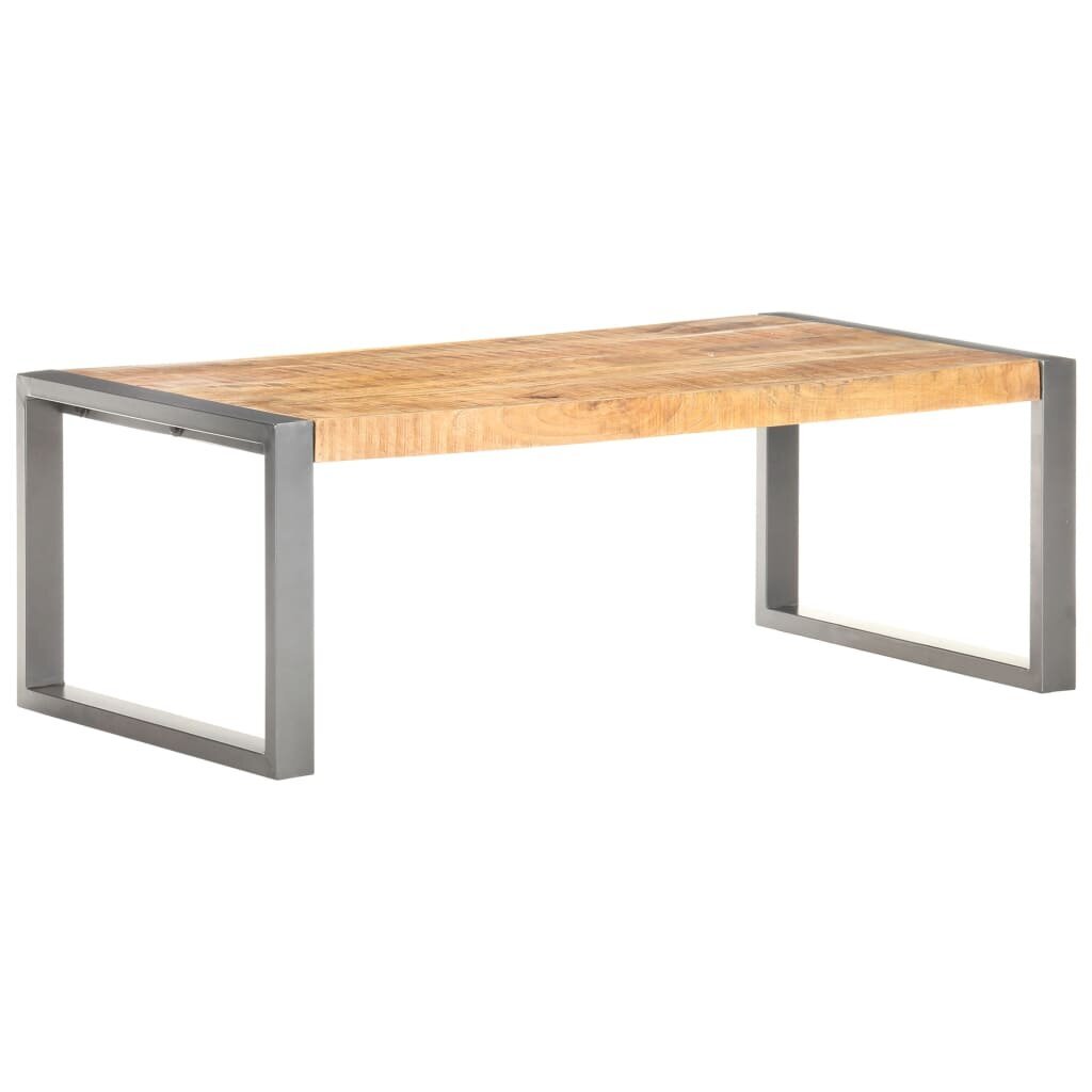 vidaXL Sohvapöytä 110x60x40 cm karkea mangopuu hinta ja tiedot | Sohvapöydät | hobbyhall.fi