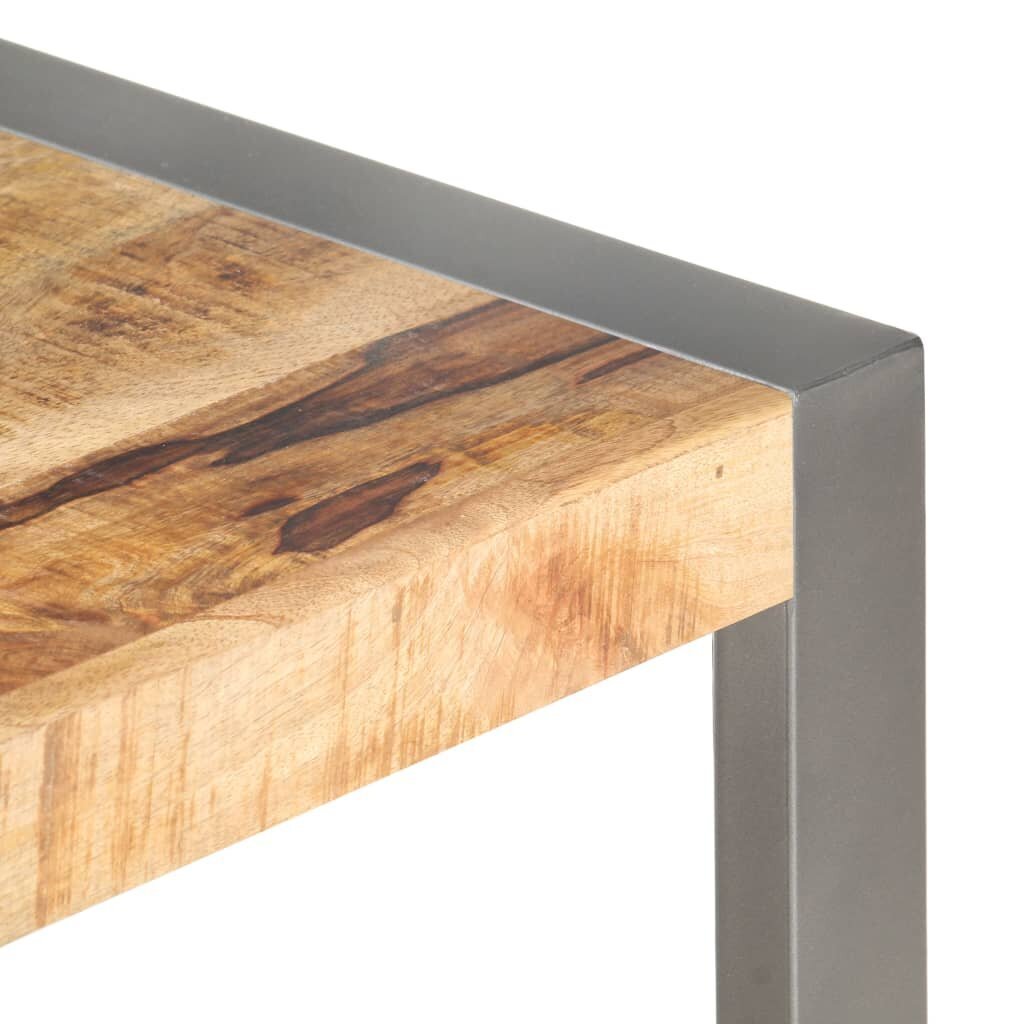 vidaXL Sohvapöytä 110x60x40 cm karkea mangopuu hinta ja tiedot | Sohvapöydät | hobbyhall.fi