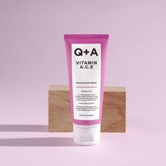 Q+A Vitamin A.C.E Warming Gel Mask kasvonaamio 75 ml hinta ja tiedot | Kasvonaamiot ja silmänalusaamiot | hobbyhall.fi