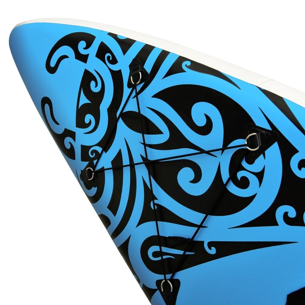vidaXL Täytettävä SUP-lautasarja 305x76x15 cm sininen hinta ja tiedot | SUP-laudat | hobbyhall.fi