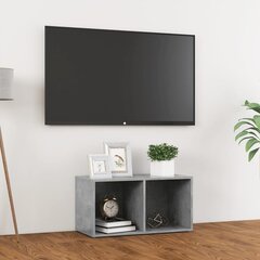 vidaXL TV-taso betoninharmaa 72x35x36,5 cm lastulevy hinta ja tiedot | TV-tasot | hobbyhall.fi