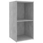 vidaXL TV-taso betoninharmaa 72x35x36,5 cm lastulevy hinta ja tiedot | TV-tasot | hobbyhall.fi