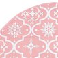 vidaXL Ylellinen joulukuusen jalustapeite sukalla pinkki 150 cm kangas hinta ja tiedot | Joulukoristeet | hobbyhall.fi