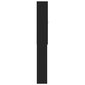 vidaXL Pesukonekaappi musta 64x25,5x190 cm hinta ja tiedot | Kylpyhuonekaapit | hobbyhall.fi