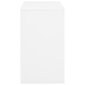 vidaXL Toimistokaappi valkoinen 90x40x70 cm teräs hinta ja tiedot | Olohuoneen kaapit ja lipastot | hobbyhall.fi