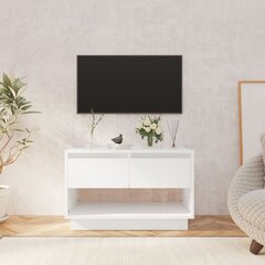 vidaXL TV-taso valkoinen 70x41x44 cm lastulevy hinta ja tiedot | TV-tasot | hobbyhall.fi