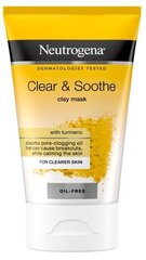 Rauhoittava, puhdistava naamio NEUTROGENA Clear & Soothe 50ml hinta ja tiedot | Kasvonaamiot ja silmänalusaamiot | hobbyhall.fi