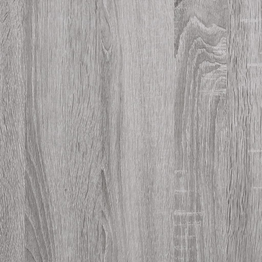 vidaXL Työpöytä harmaa Sonoma 100x50x90 cm tekninen puu ja rauta hinta ja tiedot | Tietokonepöydät ja työpöydät | hobbyhall.fi