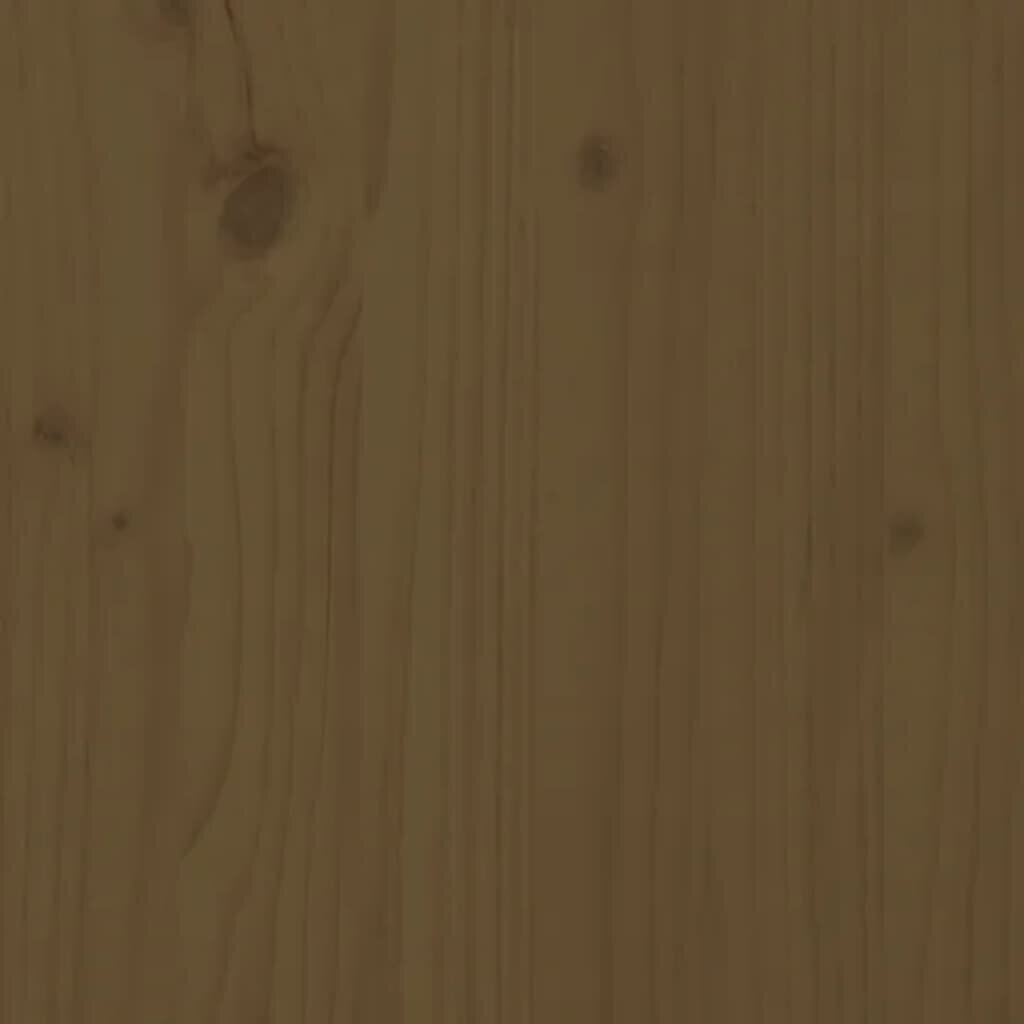 vidaXL Puutarhapöytä hunajanruskea 159,5x82,5x110 cm täysi mänty hinta ja tiedot | Puutarhapöydät | hobbyhall.fi