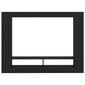 vidaXL TV-taso musta 152x22x113 cm lastulevy hinta ja tiedot | TV-tasot | hobbyhall.fi