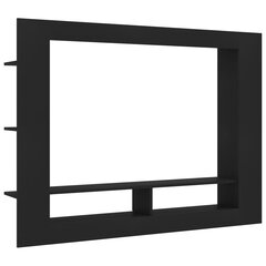 vidaXL TV-taso musta 152x22x113 cm lastulevy hinta ja tiedot | TV-tasot | hobbyhall.fi