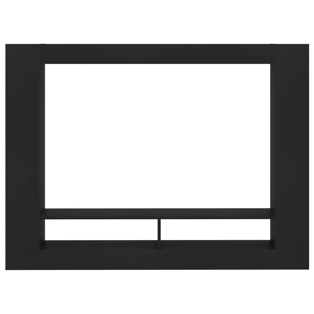 vidaXL TV-taso musta 152x22x113 cm lastulevy hinta ja tiedot | TV-tasot | hobbyhall.fi