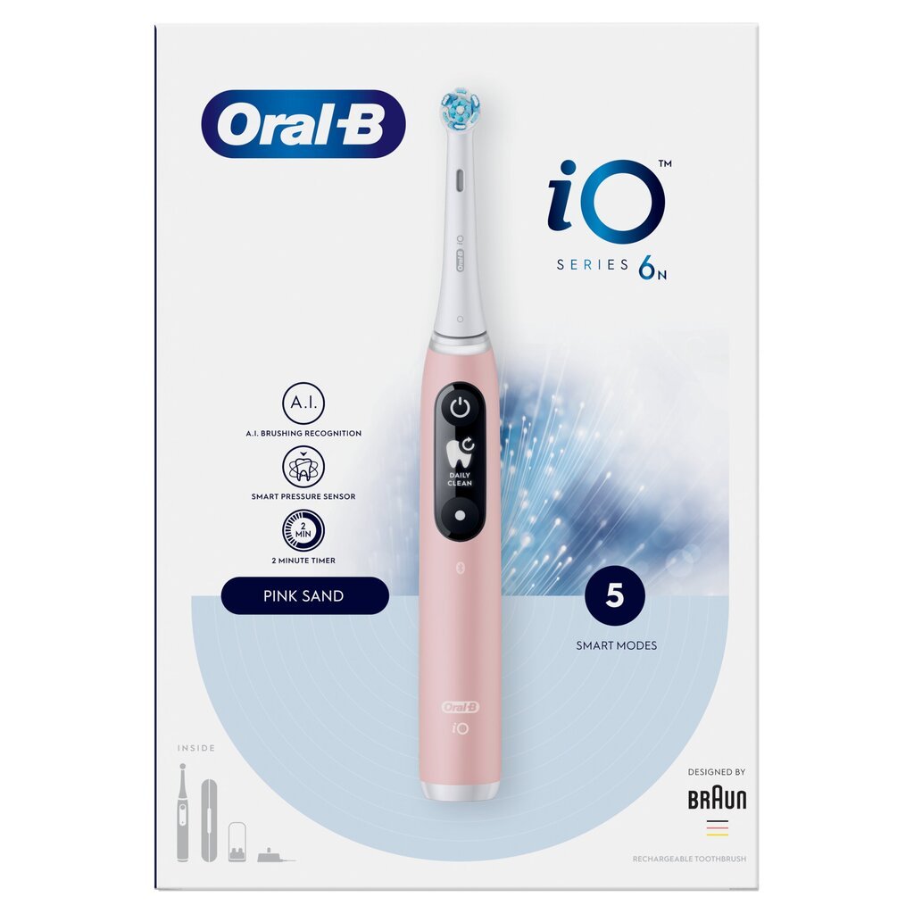 Oral-B iO Series 6 white hinta ja tiedot | Sähköhammasharjat | hobbyhall.fi