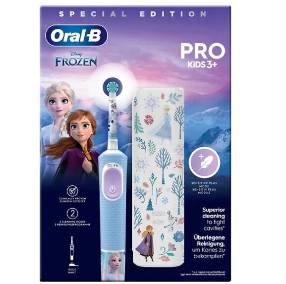 Oral-B Vitality Pro Kids Frozen hinta ja tiedot | Sähköhammasharjat | hobbyhall.fi