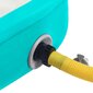 vidaXL Täytettävä voimistelumatto pumpulla 700x100x15 cm PVC vihreä hinta ja tiedot | Joogamatot | hobbyhall.fi