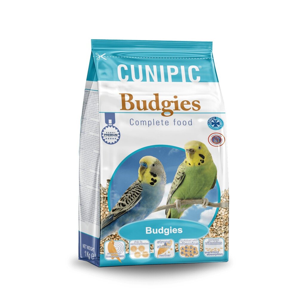 Ruoka papukaijoille Cunipic, 1 kg hinta ja tiedot | Lintujen ruokinta | hobbyhall.fi