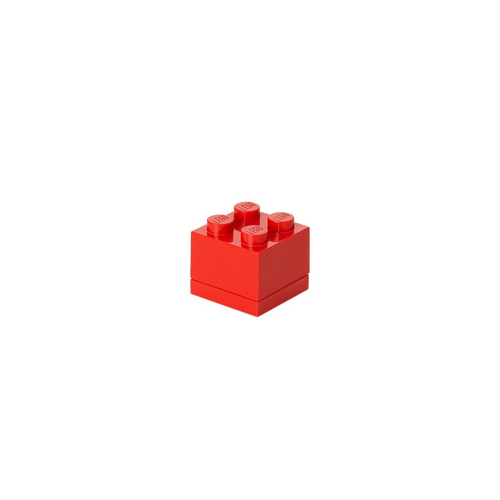 Lego Mini 4 -säilytyspalikka, punainen hinta ja tiedot | Säilytyslaatikot ja -korit | hobbyhall.fi