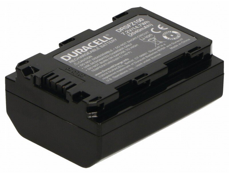 Duracell-akku Sony NP-FZ100 2040mAh hinta ja tiedot | Kannettavien tietokoneiden akut | hobbyhall.fi