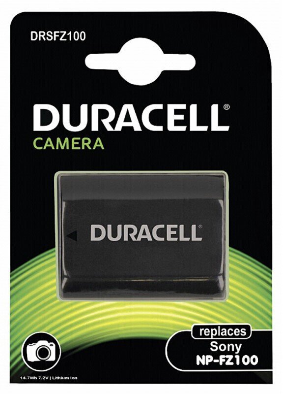 Duracell-akku Sony NP-FZ100 2040mAh hinta ja tiedot | Kannettavien tietokoneiden akut | hobbyhall.fi