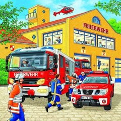 Ravensburger palapeli 3x49 kpl Palokunta hinta ja tiedot | Palapelit | hobbyhall.fi